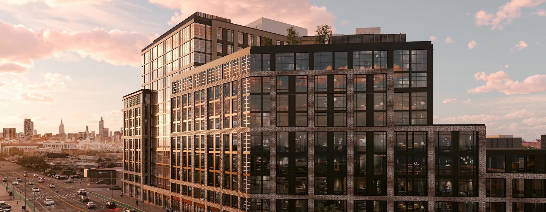 a large building with many windows